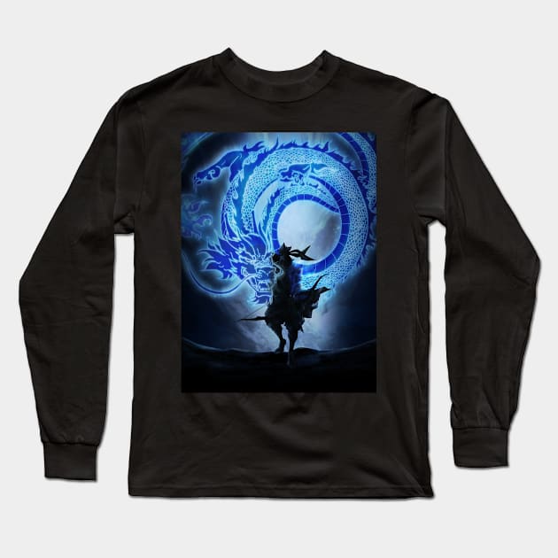 Dragonsoul archer Long Sleeve T-Shirt by mcashe_art